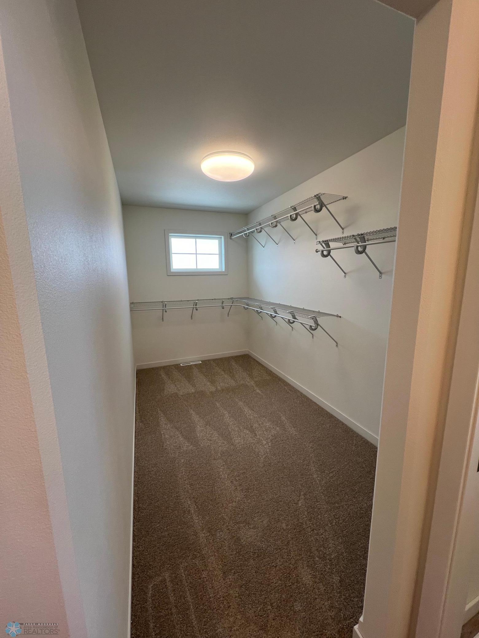 Primary closet