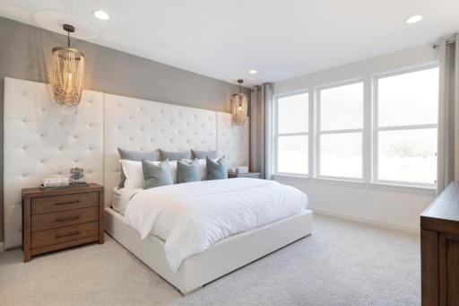Model Representation - Spacious Owners Bedroom with EnSite