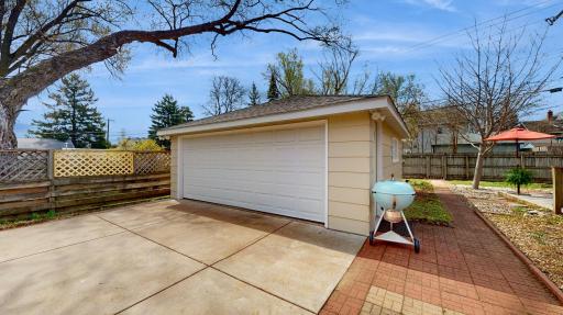 3358 Library Lane- Two stall garage with ample space for storage