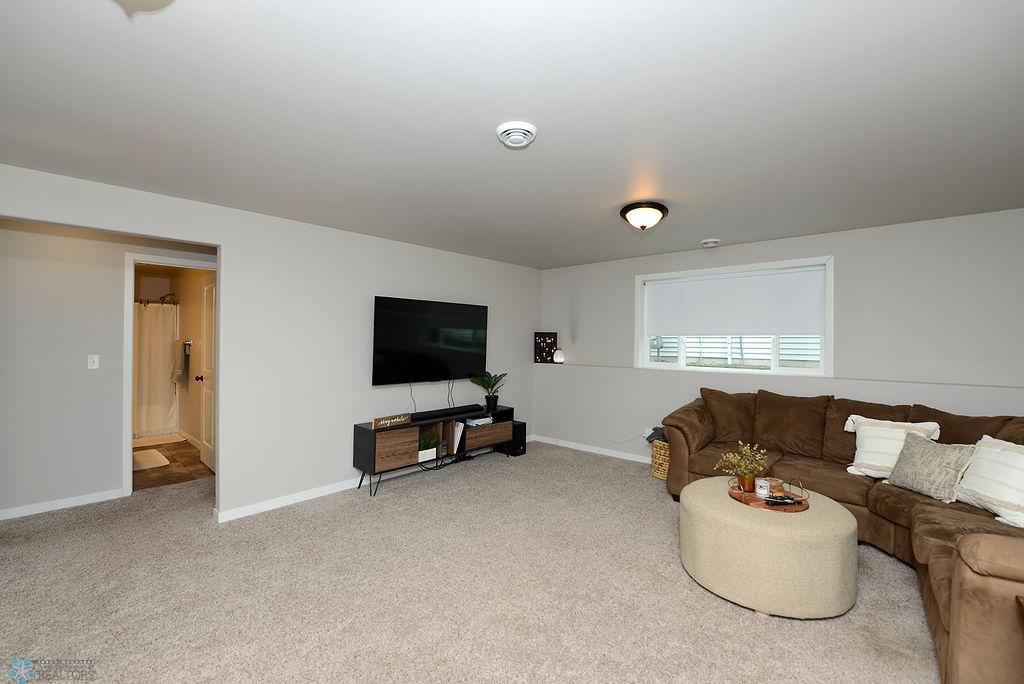 Family Room To Full Bath and Bedrooms