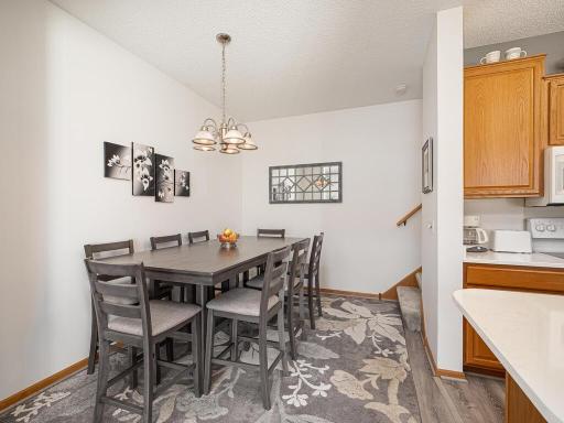 The dining room is large enough for a very good sized table and is conveniently located adjacent to the kitchen. Again note the desirable openness of the floor plan throughout the main level.