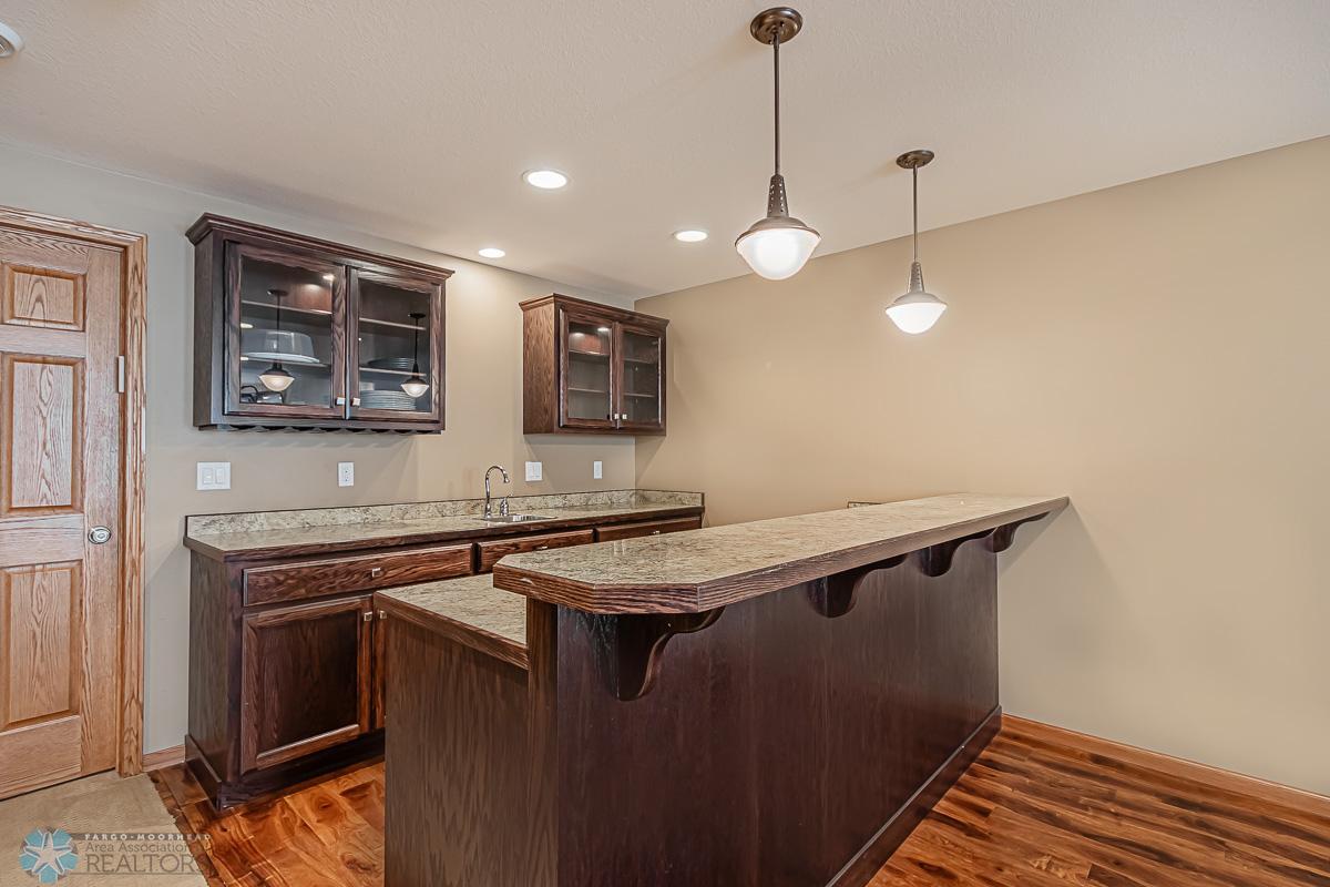 Basement wet bar