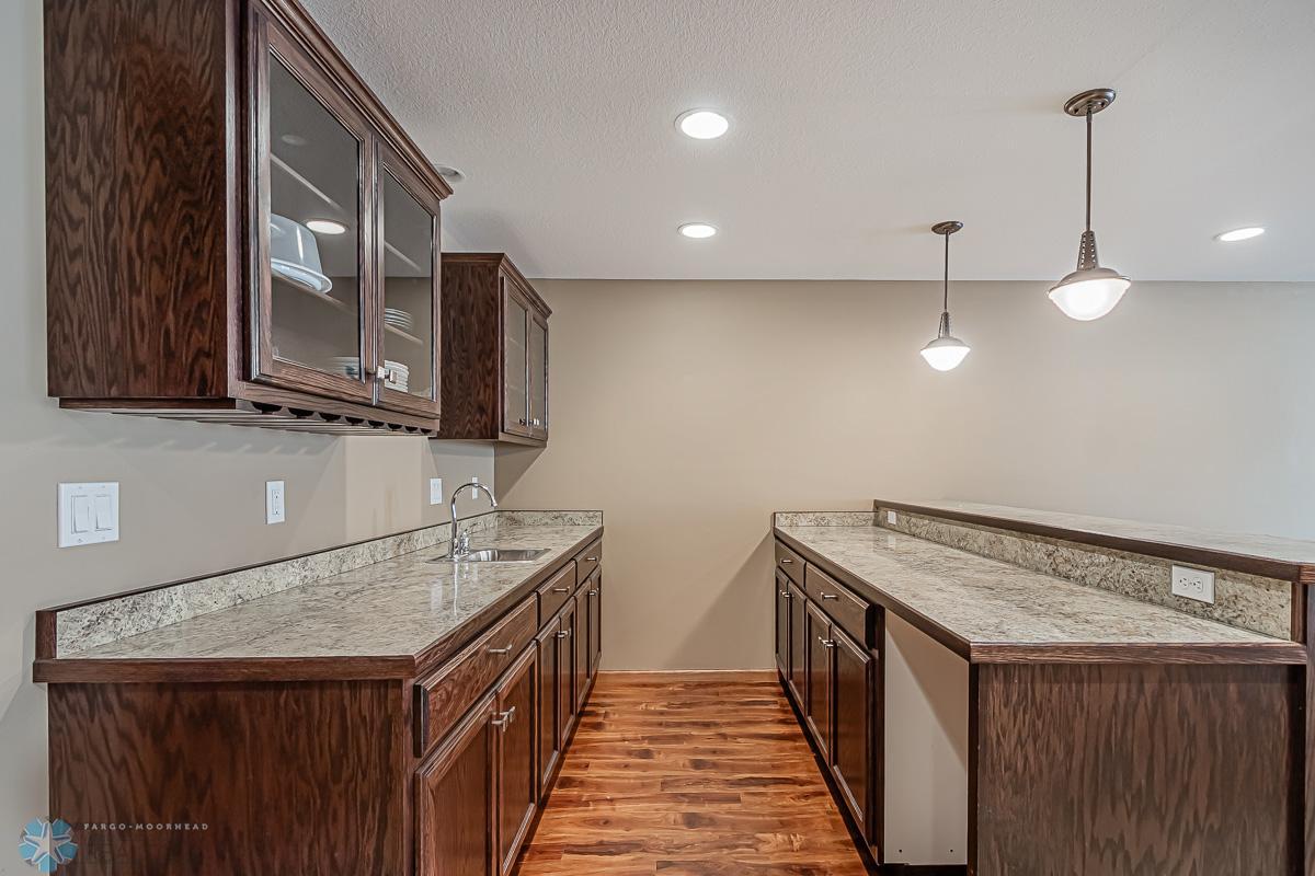 Basement wet bar