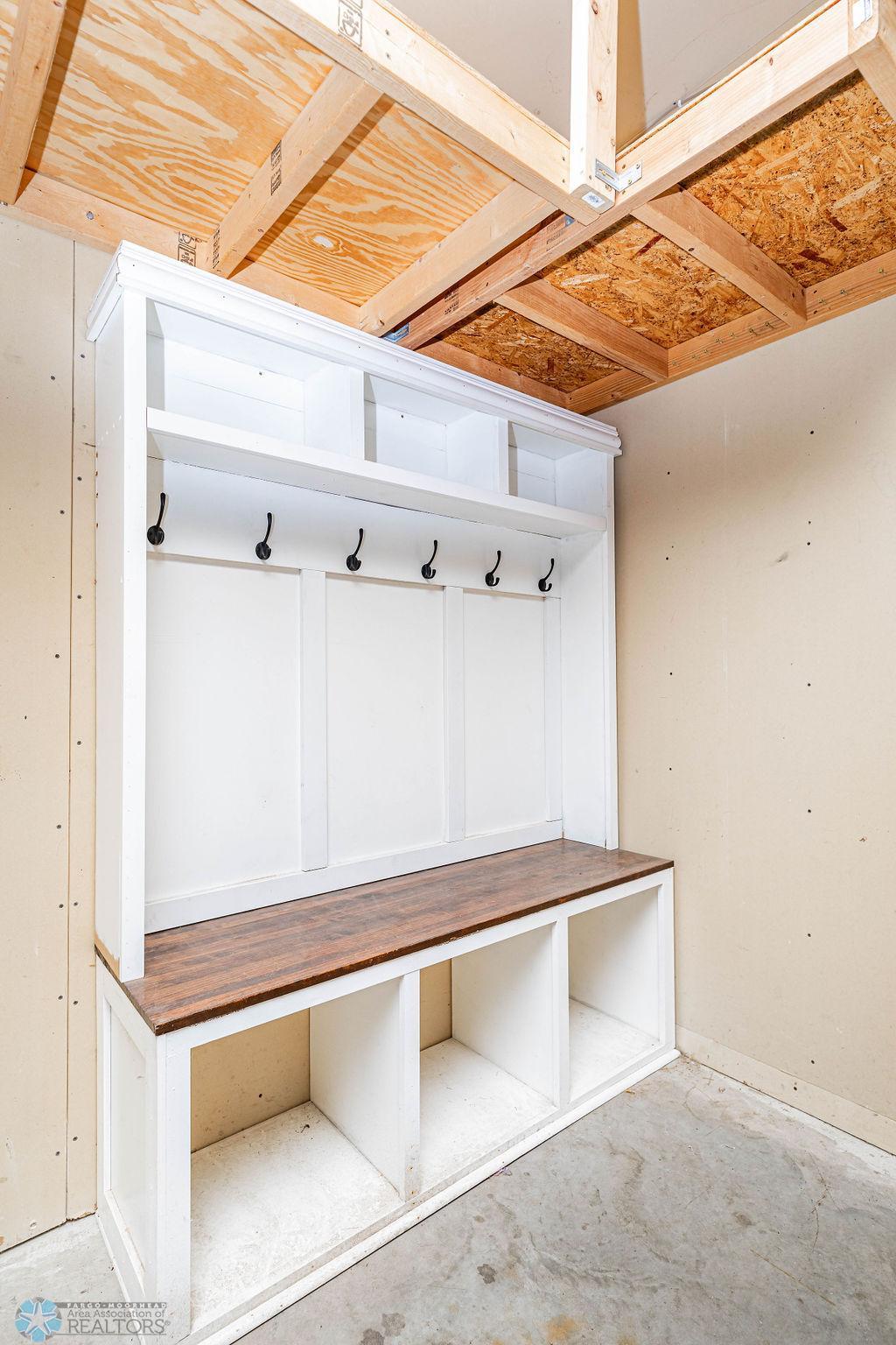 Bench with Coat and Boot Storage