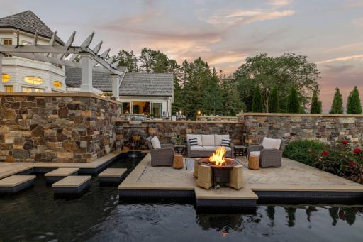 A glass of wine along-side the fire with the reflection pool surrounding you. You deserve this opportunity to truly relax.