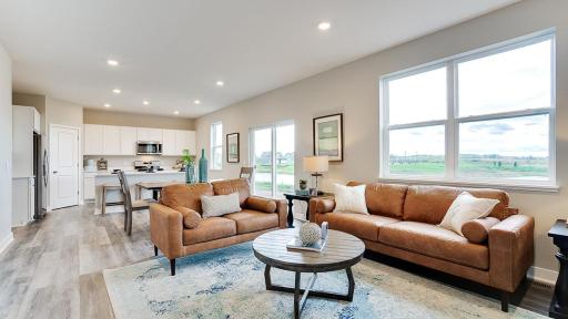 Open concept at it's best! *Photo is of a model home, colors may vary in actual home.