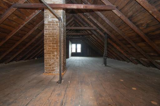 Huge attic space, ready to be made into a studio space