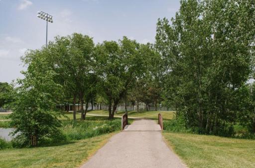 Stretching 33 acres, Pioneer Park is the largest park in the city and features a pond, walking paths and fields to play sports.