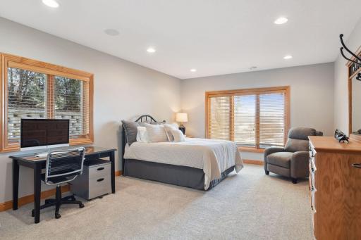 Third lower-level bedroom on south-east side of the home, perfect for guests!