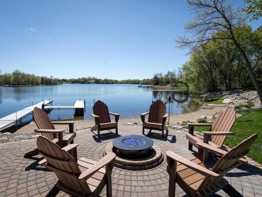 The fire pit is perfect for any season...can be used as gas or wood burning!