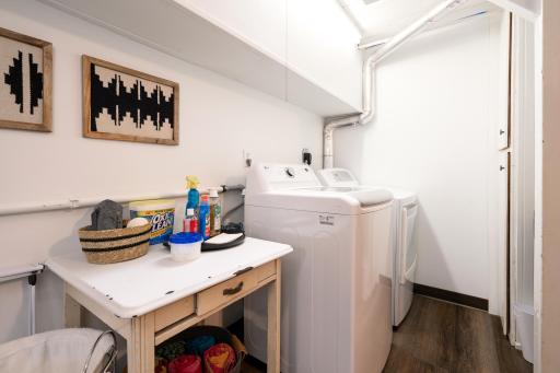 Lower Level laundry area. There's also a laundry on the 2nd floor!