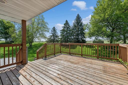 A view from the deck off the dining room.