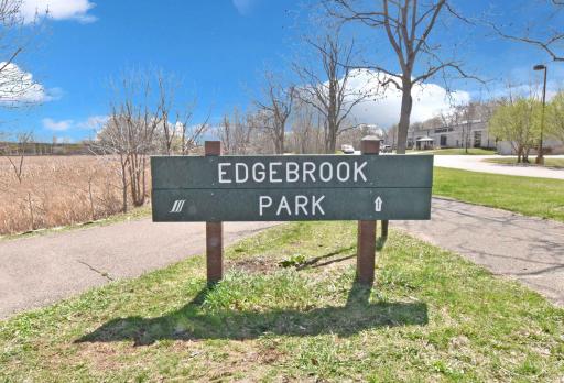 Edgebrook Park is approximately 0.5 mile away with beautiful walking trails