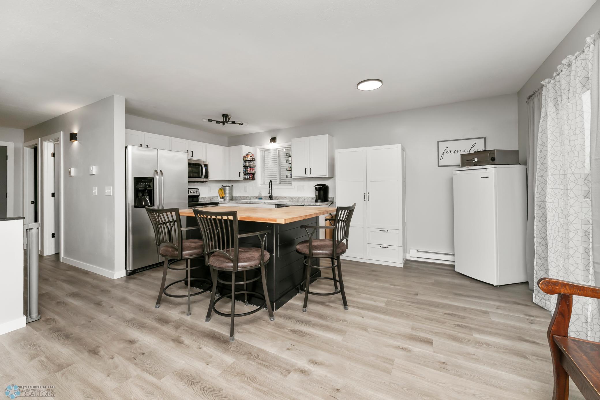 Kitchen view 2, modern finishes