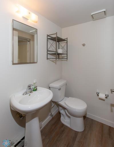 3/4 bath in the basement - updated fixtures and flooring