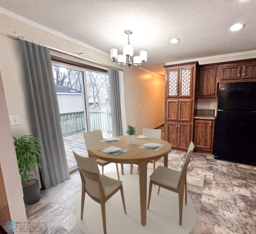 Dining Room Staged