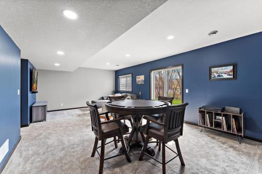 Spacious family room perfect for entertaining