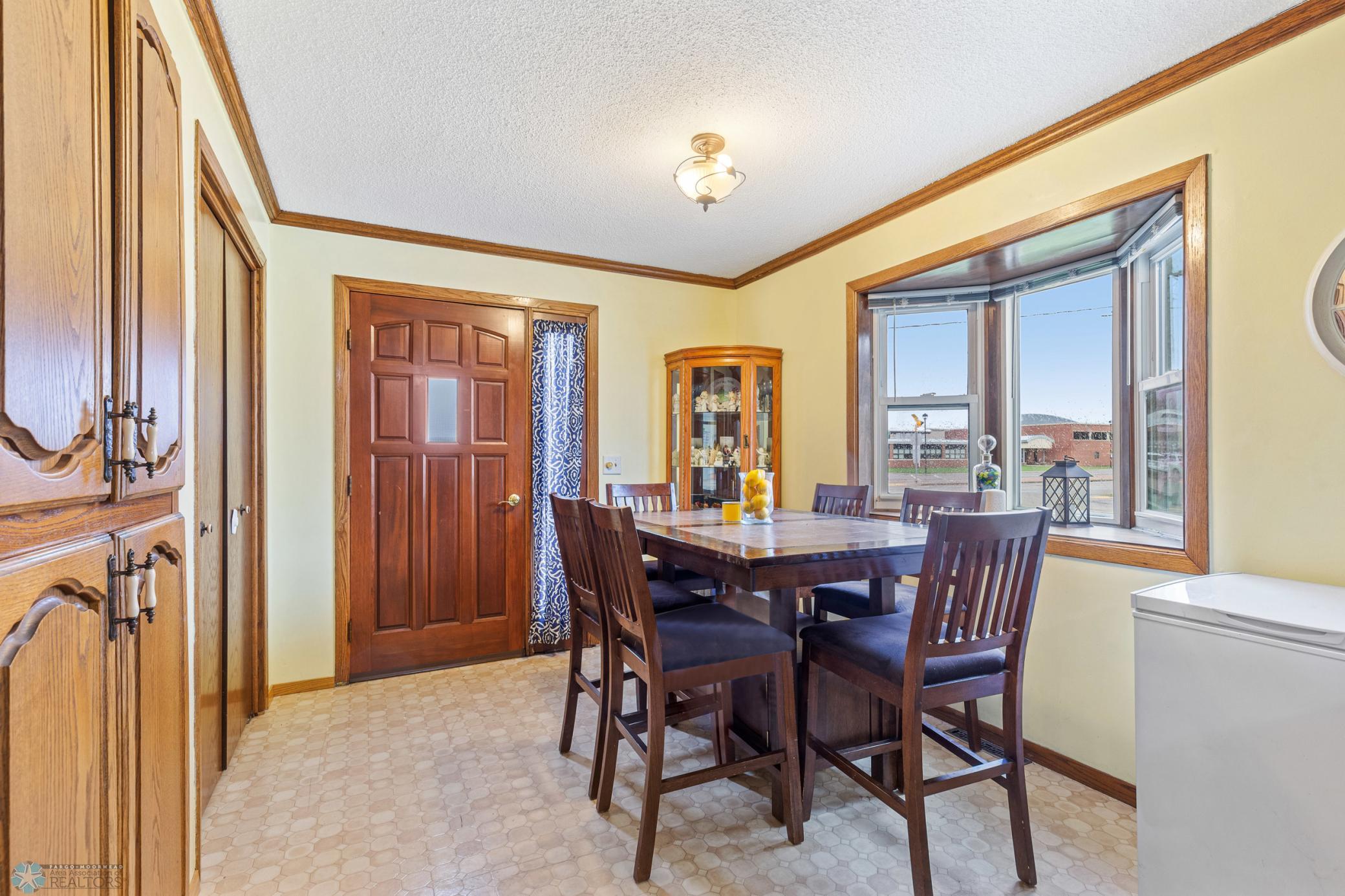 Dining Room with bay window