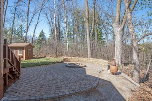 Wonderful paver patio to relax and enjoy your surrounding!
