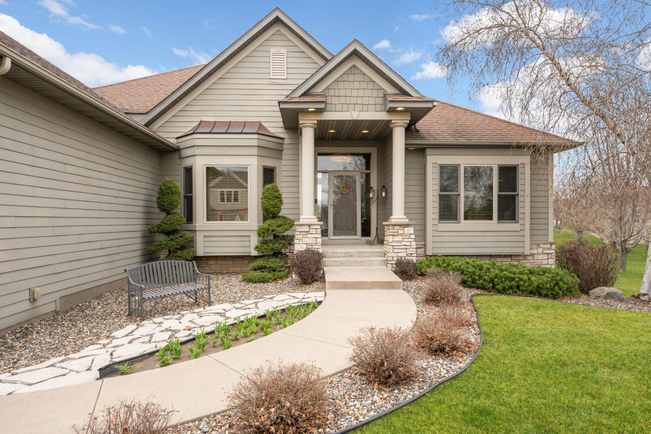Stunning curb appeal welcomes your guests