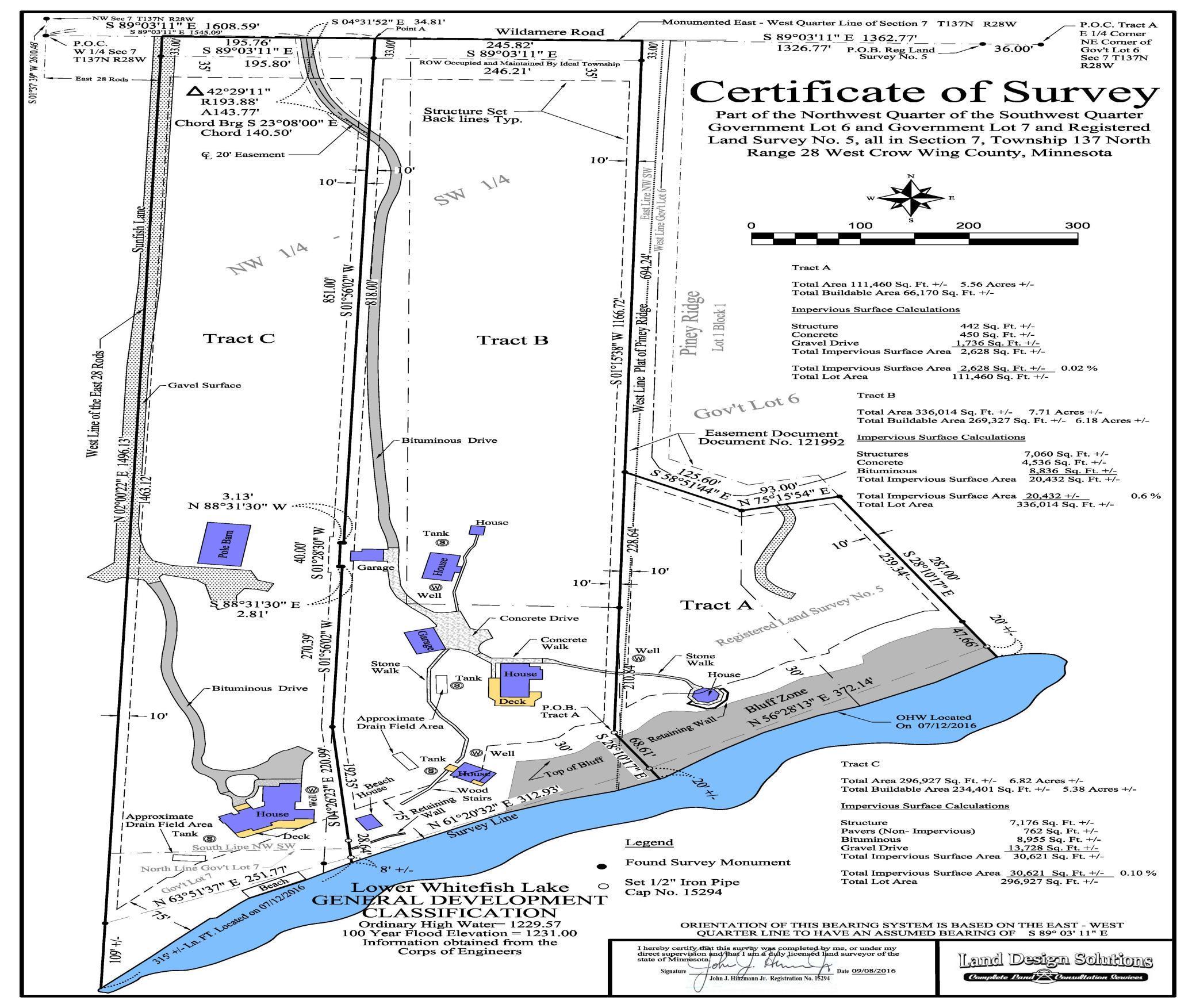 Certificate of Survey - Tract B