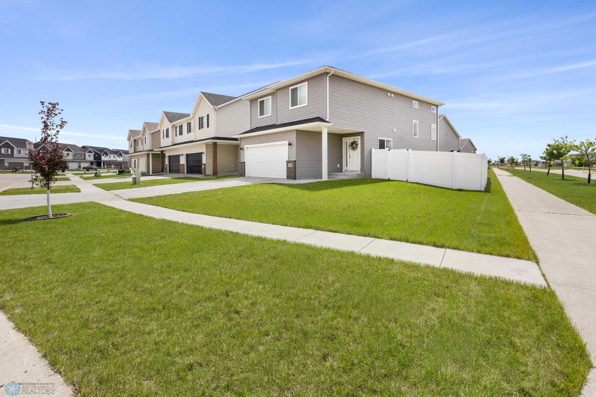 fenced yard