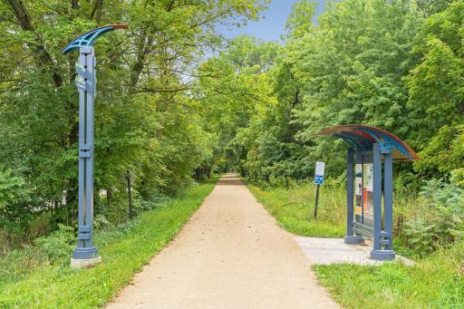 Great trail access directly into downtown Excelsior and beyond.