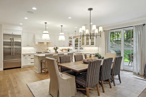 Entertaining is easy with this well-appointed kitchen