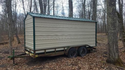 6x16 Amish Built Storage Shed Included