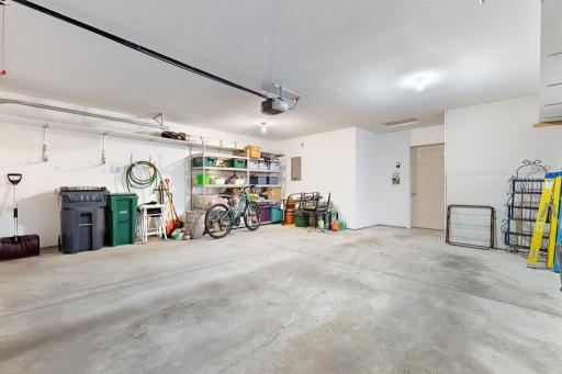 The attached garage provides a safe haven for your vehicle with plenty of room for additional storage!