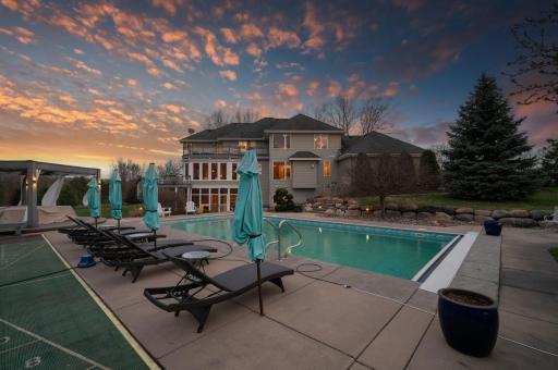 Lots of upgrades, and custom features throughout the home (and outdoors) including new pool heater and liner in 2022, and new pool cover in 2018.