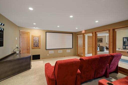 You'll feel like you're at the theater without even having to leave home with a 108-inch projector screen.