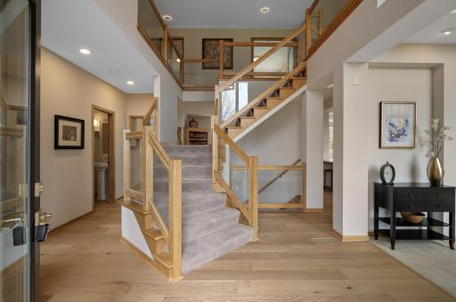 Gorgeous new hardwood floors throughout the main level.
