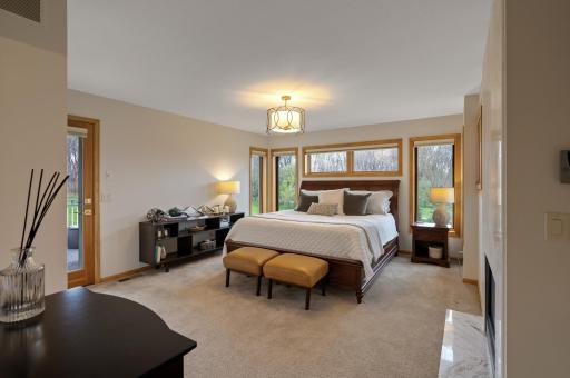 Executive Primary Suite has its own private deck.