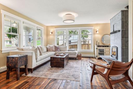 Walls of windows lend a light an airy feel to this incredible custom home, built in 2015 by Highmark Builders.
