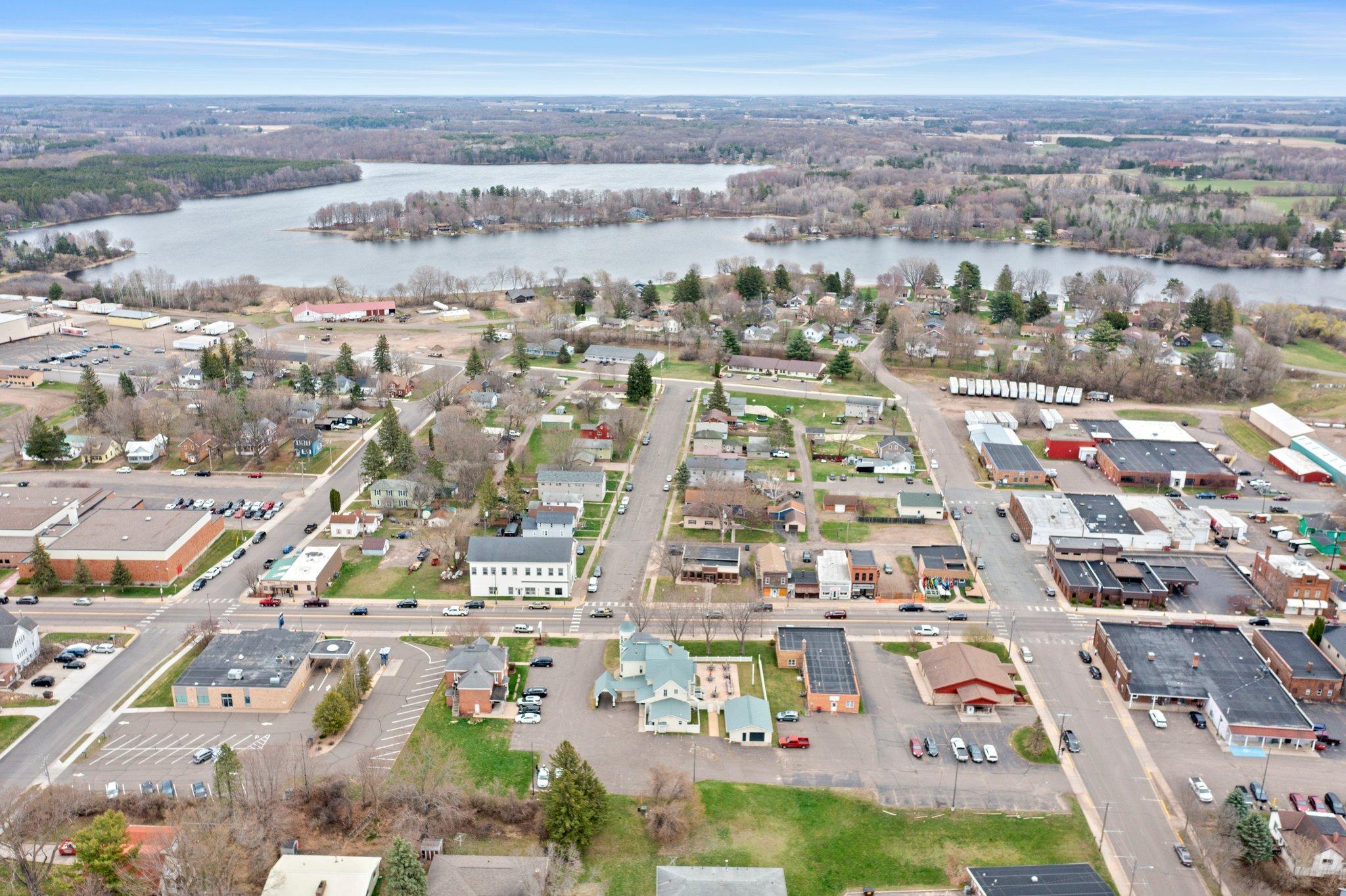 Aerial view of the Island City