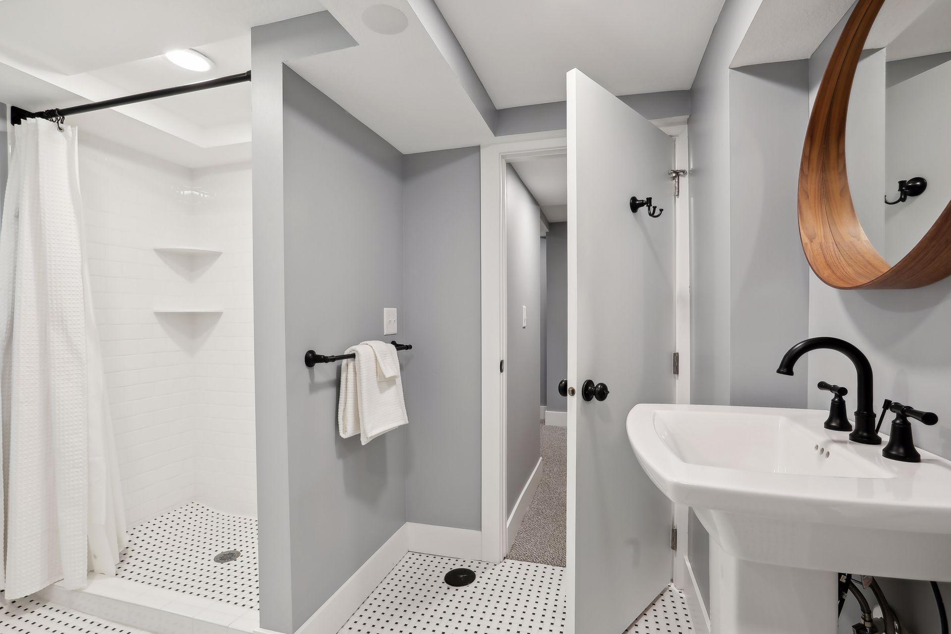 New Basement Bathroom