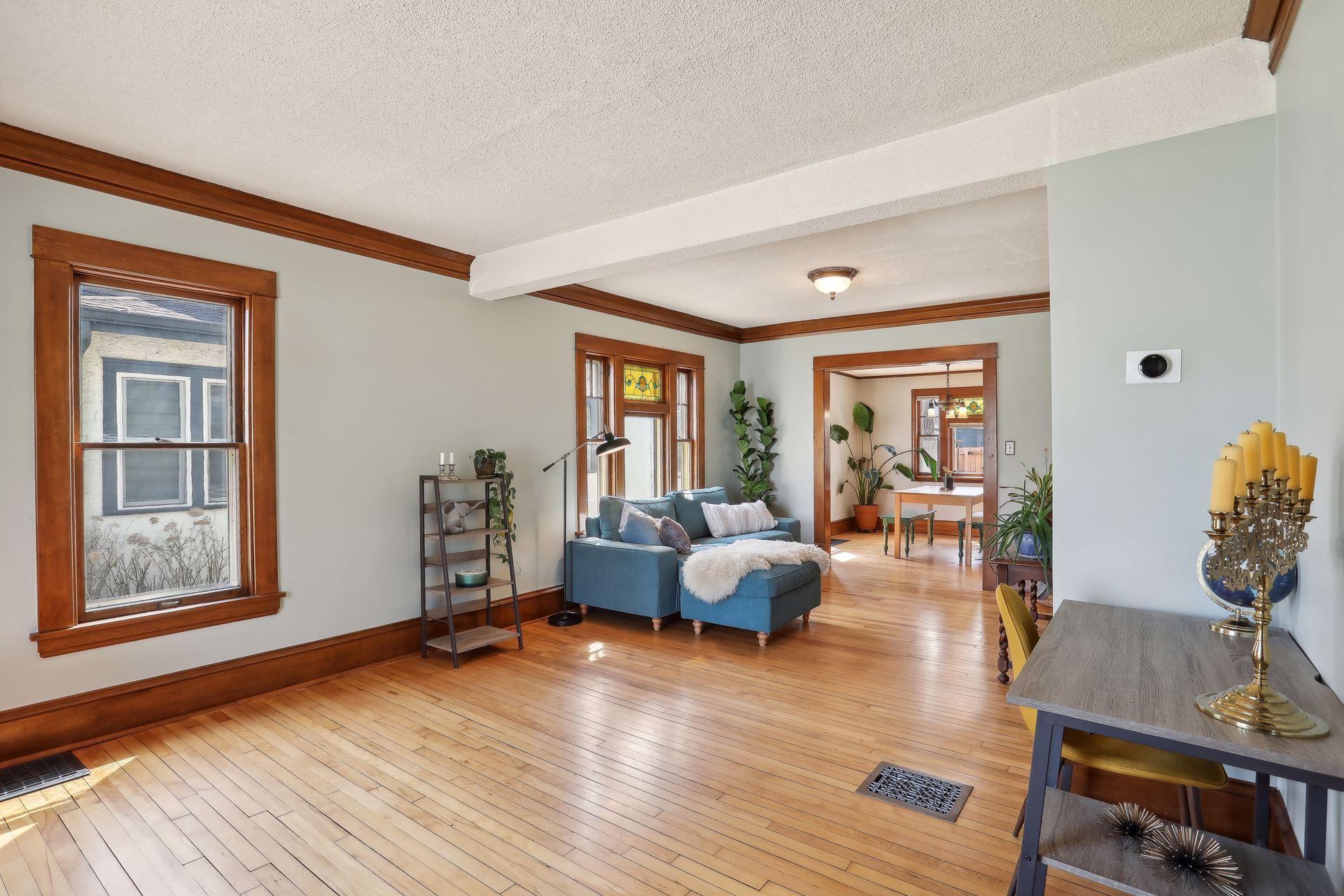 Large + Bright Living Room