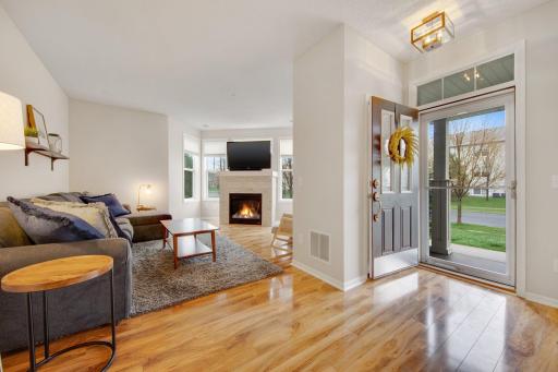 Enjoy the light-filled entry and family room