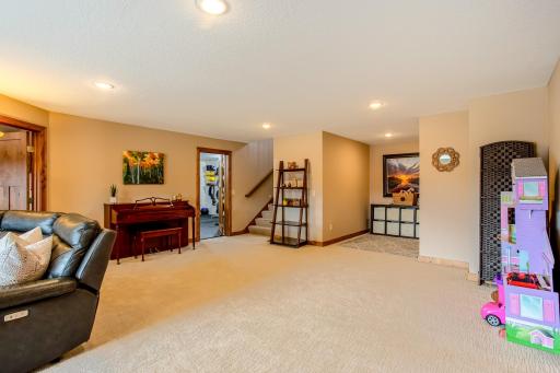 Walkout basement with in-floor heating, as well as a huge family room, 3 bedrooms, and a large utility/storage room.