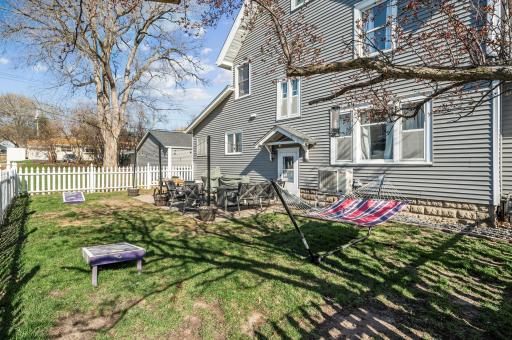 Fenced in with a patio and plenty of room for entertaining!