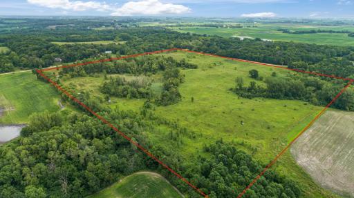 Aerial 13 outline.jpg (SW corner looking NE)