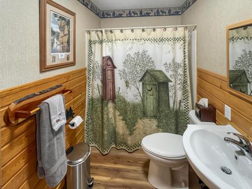 There are 3 Bathrooms in this home Two are 3/4 With Showers and the 3rd is a Full Bathroom With A Tub.