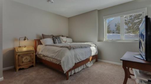 5th bedroom in the lower level is great for guests, teen suite or live-in nanny.