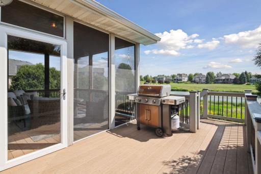 A maintenance-free Deck is perfect for BBQing!