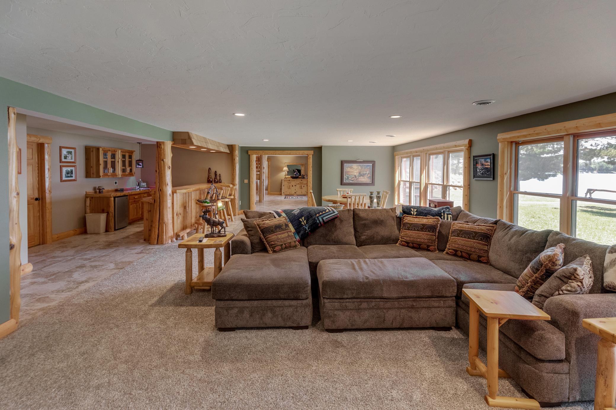 Spacious family room