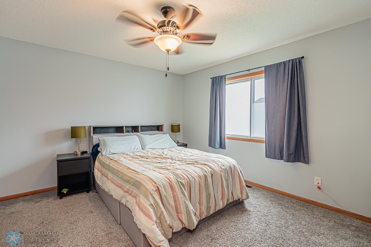 Primary bedroom with Hollywood bath access & large walk-in closet!