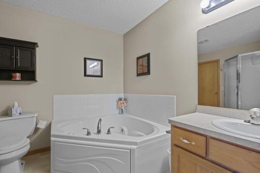 Full Bathroom with Whirlpool & Separate Shower