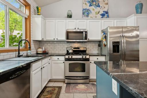 Stainless Appliances and Updated Cabinetry