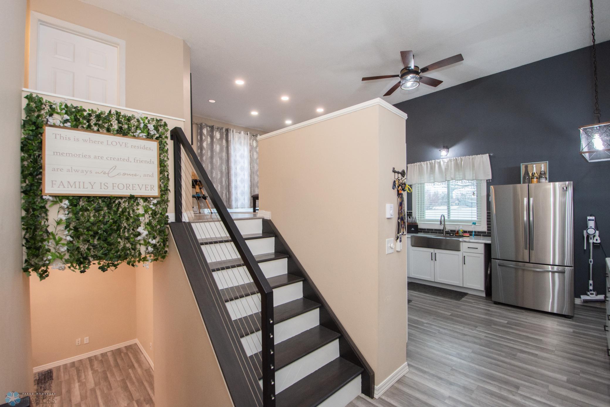 Kitchen view from entryway